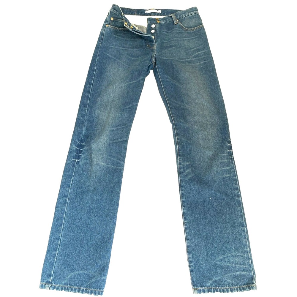 3.1 Phillip Lim Split Waistband Bootcut Jeans Hook Eye Denim Women's 6 8 30x34